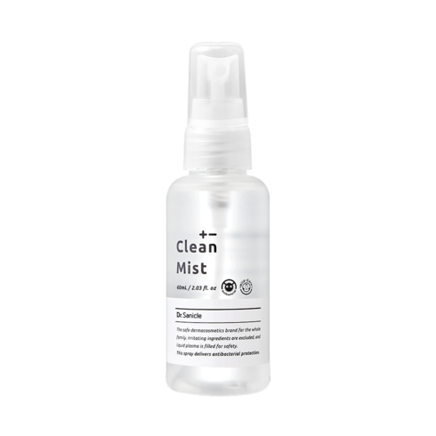 [닥터세니클] 무알콜 저자극 아기 외출 손 장난감 소독 닥터세니클 클린 미스트 60mL, 1개