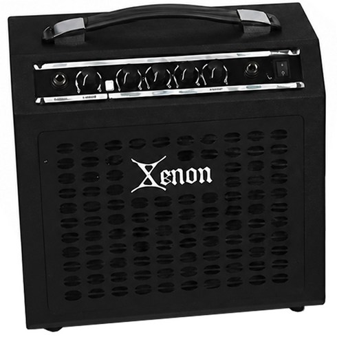 커스텀라인 제논 일렉기타 앰프 SX-15G+기타연결잭 포함 연습용앰프, 1개, 블랙, SX-15G