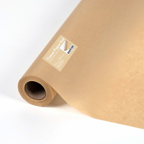 star starred 색화지 롤 (Tissue Paper Roll), 50cm(폭) 30M(길이) 브라운, 1개, 07. 브라운