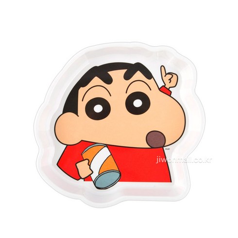 짱구는 못말려 멜라민 플레이트, 쥬스한잔, 1개