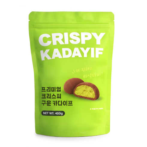 팜유없는 프리미엄 크리스피 카다이프 구운 볶은 카다이프, 1개, 150g