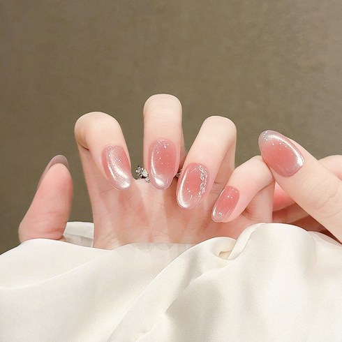 잇템샵 손빛 수제 네일 팁 셀프 네일 아트 당신만을 위한 네일디자인, 1개, 블러쉬오빗 M