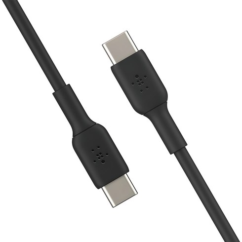벨킨 부스트업 USB C to C타입 고속 충전케이블 CAB003bt, 1m, 블랙, 1개