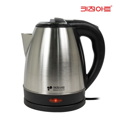 키친아트 1.5L 스테인레스 무선 전기주전자 무선전기포트 커피포트 무선포트, KJS-0015KP0