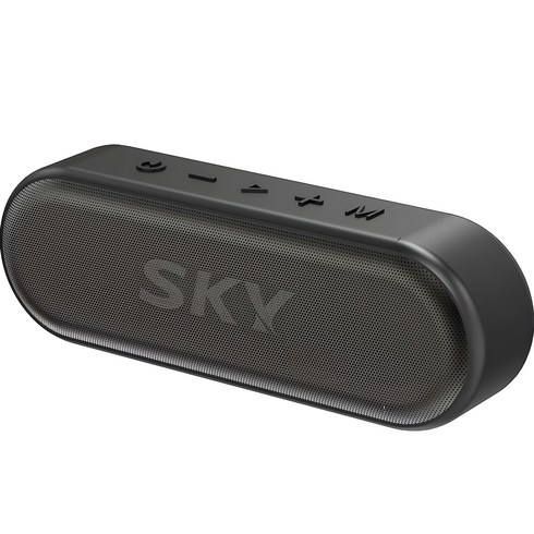 스카이 붐 S1 LED 휴대용 5.0 블루투스 스피커 SKY-BS-S1, 블랙