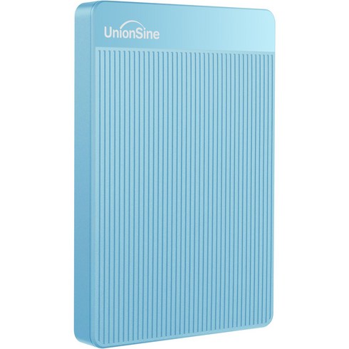 UnionSine 휴대용 외장하드 USB3.0 / 대용량 / 노트북 PC 맥 호환, BLUE, 500GB