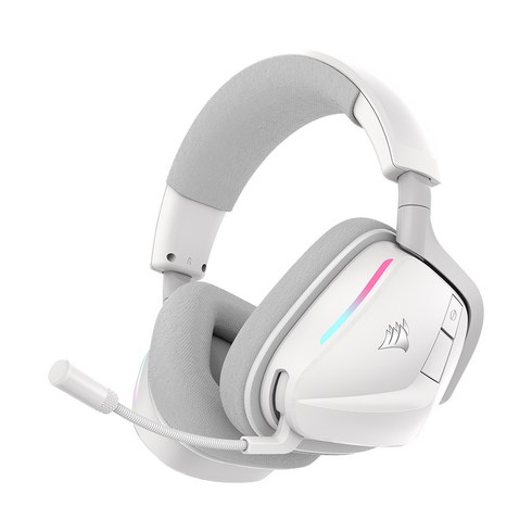 커세어 보이드 V2 RGB 무선 게이밍 헤드셋 돌비 애트모스, 화이트, RDA0050
