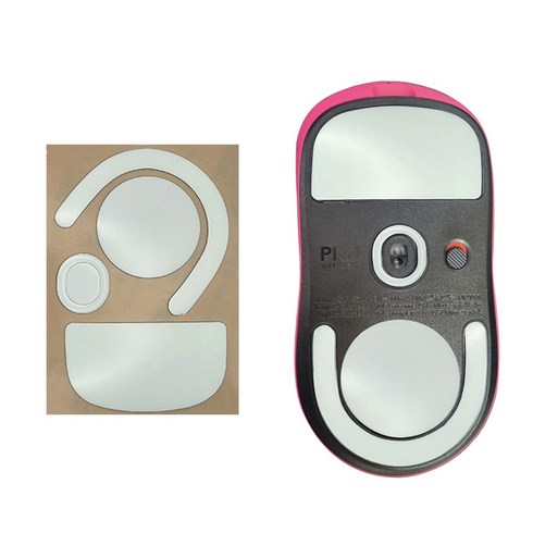G102 G304 G703 G PRO 지슈라 MX 마스터 애니웨어 호환 마우스피트, 화이트, 로지텍 G PRO X 슈퍼라이트2 DEX