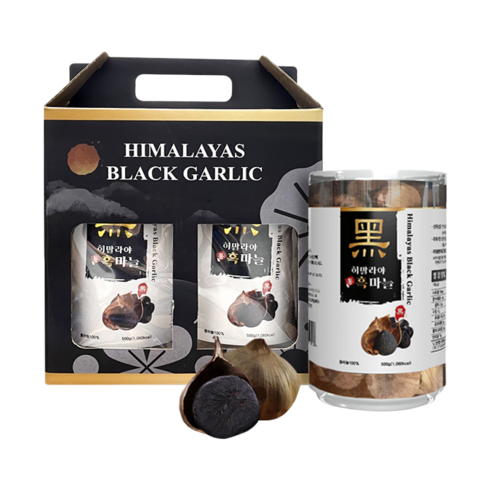 히말라야 통 흑마늘, 500g, 2개