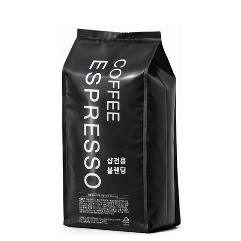 커피에스프레소 샵전용 블렌딩 원두커피, 1kg, 1개, 홀빈(분쇄안함)