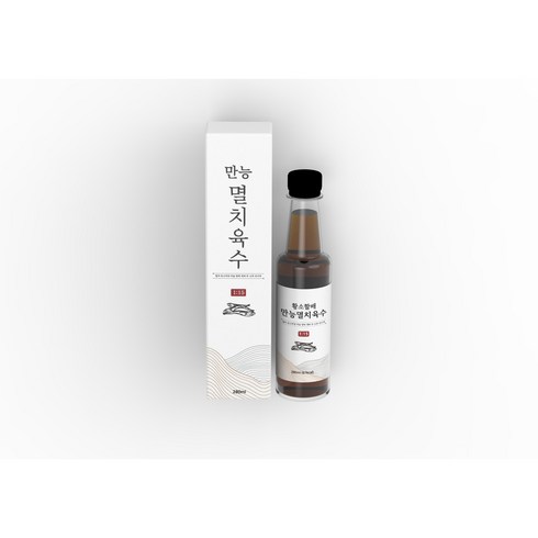 황소할배 만능육수 원액 그대로 100% 국내산 진한 육수 천연 자연 조미료, 1개, 280ml