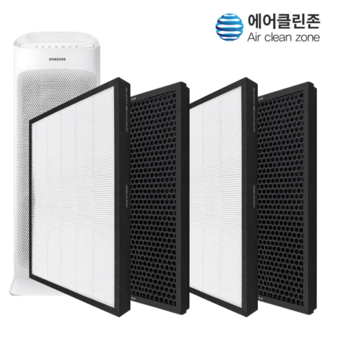 [에어클린존] 삼성 블루스카이 7000 CFX-C100D 호환필터 공기청정기 프리미엄형, 2개, H13헤파+탈취 복합형