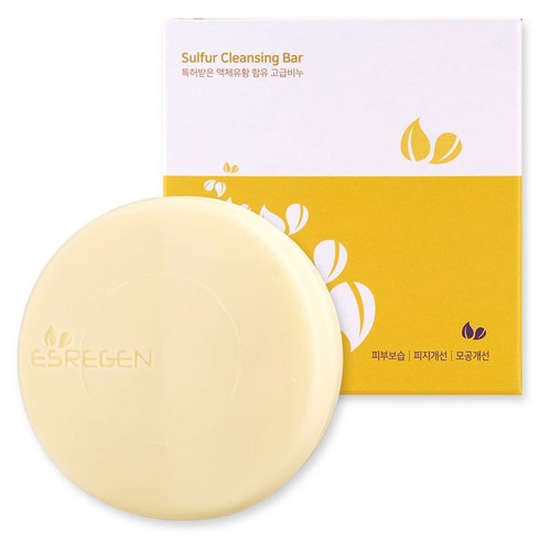특허 액체 유황 비누 100% 에스리젠 정품 저자극 sulfur soap, 1개입, 70g