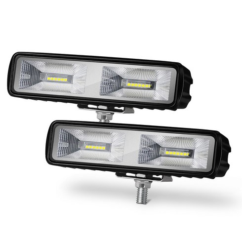 엔엘펄 LED 일자형 12V-24V 직선형 탐조등 화차 작업등, 1세트