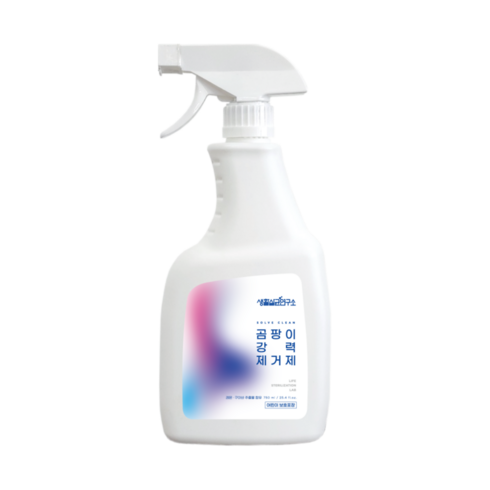 생활살균연구소 강력 곰팡이제거제 화장실 욕실 베란다 벽 청소세제 스프레이형, 1개, 750ml
