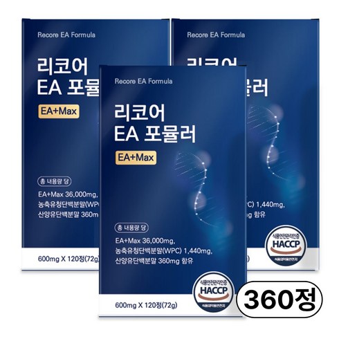 [정품] 리코어 EA 포뮬라, 3개, 120정