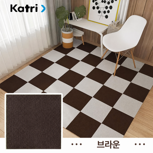 ZOZI 타일 카페트 재사용 미끄럼방지 퍼즐 매트 먼지없는 털러그 흡착식 애완 카펫 셀프 DIY 층간소음방지 러그