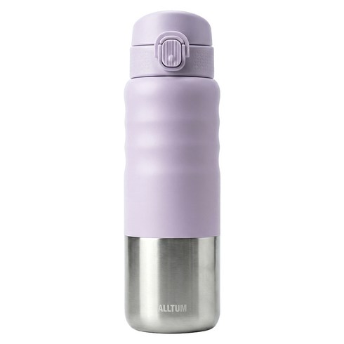 올텀 원터치 텀블러 보온보냉 스텐 물병, 1개, 500ml, 오키드