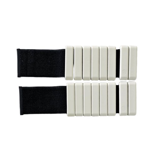 큐잉 중량밴드 손목 발목 아령 실리콘 모래주머니 2p세트, 1kg, 샌드베이지