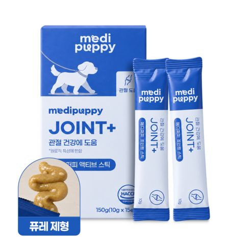 메디퍼피 염증 완화 관절영양제 냠스틱 강아지 노견, 1개, 관절, 150g