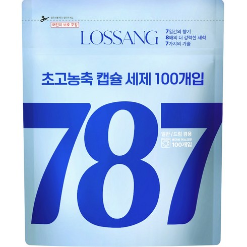 로쌩 딥 클린 초고농축 캡슐세제, 1개, 100개입