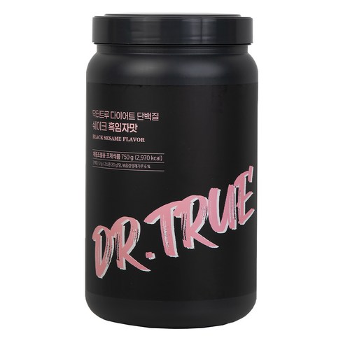 DrTrue 단백질 쉐이크 흑임자맛, 750g, 1개