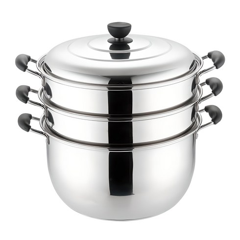 퀸센스 3단 찜솥, 40cm, 1개