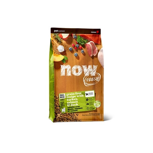 now 어덜트 강아지 그레인프리 스몰브리드 건식사료, 칠면조, 2kg, 2개