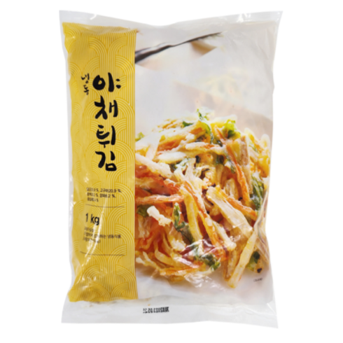 대하식품 야채튀김, 1kg, 6개