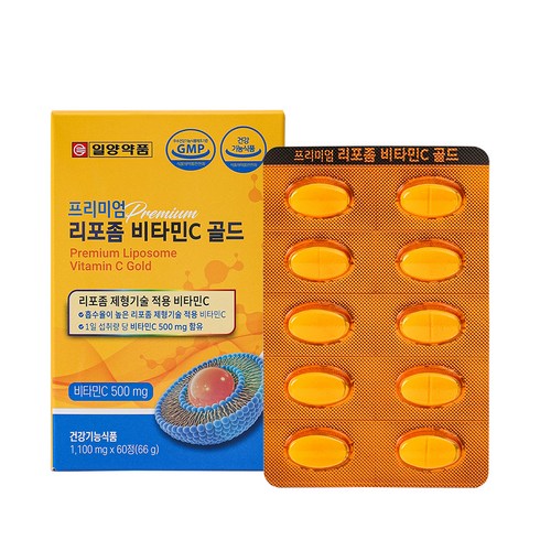 일양약품 프리미엄 리포좀 비타민C 골드, 1개, 60정