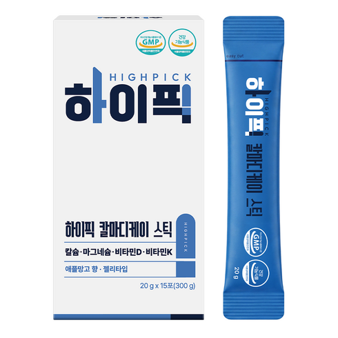 하이픽 칼마디케이 스틱 어린이 키즈 청소년 칼마디 젤리 초등 중학생 성장기 15포 1개, 1박스, 15회분