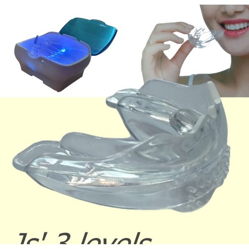 이갈이 방지 셀프 마우스피스 치료 치아 교정 앞니 부분 교정기, 1개, 레벨2