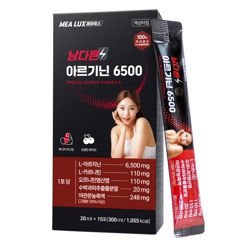 메아룩스 남다른 아르기닌 6500mg, 1박스, 300ml