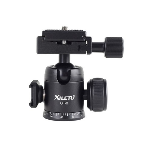 주닉스 XILETU GT-0 카메라 삼각대 파노라마 볼헤드 탈착식 콜드슈, 1개