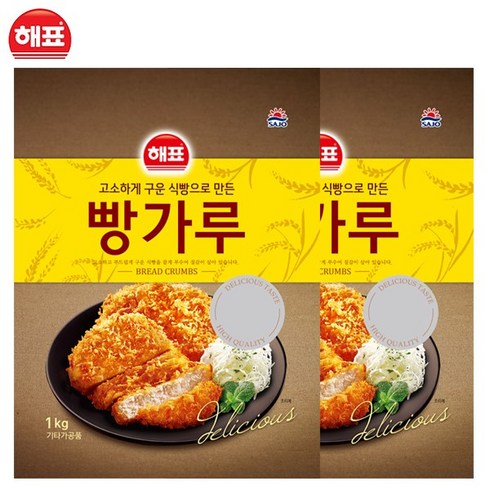 해표 빵가루, 1kg, 2개