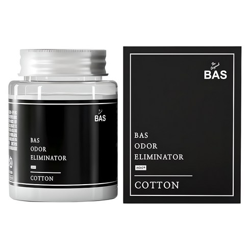 BAS 미니 플러스 생활 탈취제 코튼향 본품, 160g, 1개