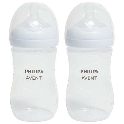 아벤트 뉴 내추럴 플렉스 PP젖병 세트, 화이트, 260ml, 2개
