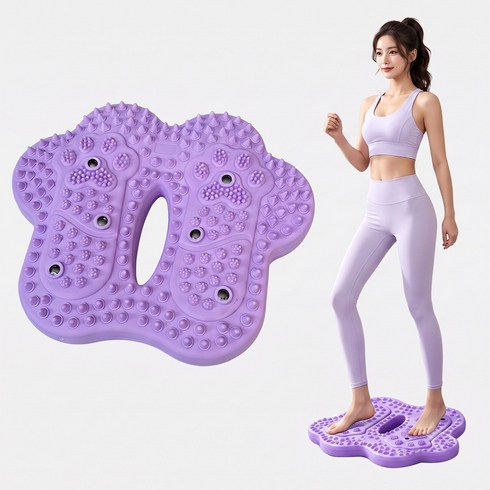 해비토리 에어 지압 스템퍼 무소음 실내 홈트레이닝, 퍼플