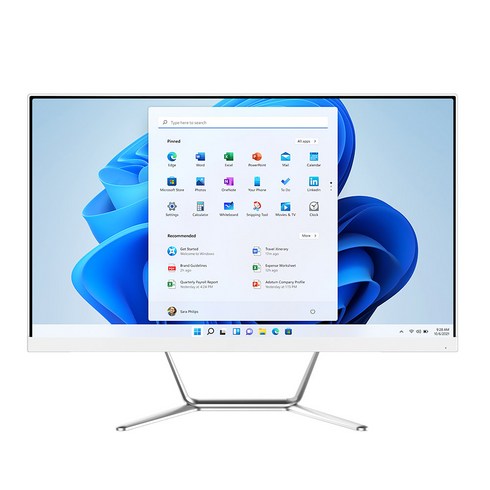 디클 일체형PC 화이트 A238N (N5095 윈도우11 RAM 4GB NVMe 128GB), 8GB, 256GB, WIN11 64bit