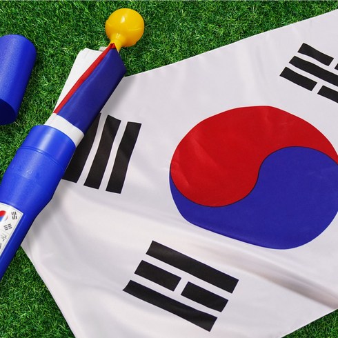 방수처리 100%국산 엉킴방지 태극기 깃대 보관함 3종세트 대형 가정용, 1세트, 혼합색상