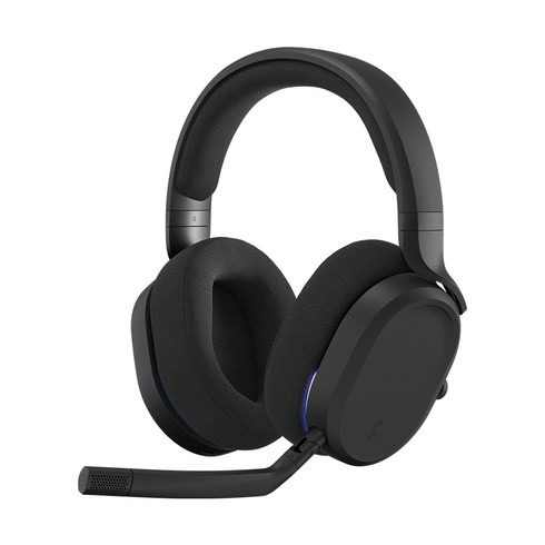 Fractal Design Scape 다크 무선 게이밍 헤드셋 충전스탠드 40시간연속사용 2.4GHz 블루투스 PS5 닌텐도스위치2 호환, 블랙