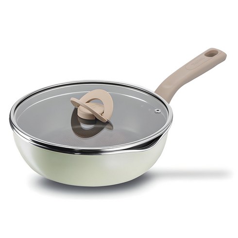 테팔 인덕션 원픽 냄비팬, 22cm, 아보카도그린, 1개