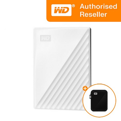 WD NEW My Passport Gen3 외장하드 1TB (파우치 암호화기능 백업기능 클라우드 USB케이블 포함), 화이트