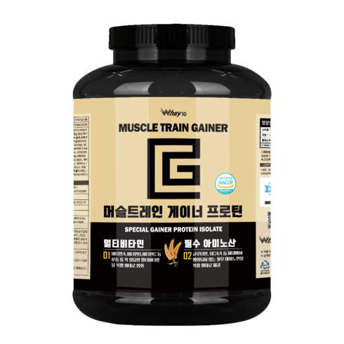 머슬트레인 게이너, 1개, 2kg