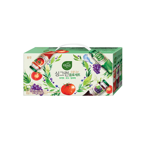 자연은 싱그런 음료세트, 180ml, 12개