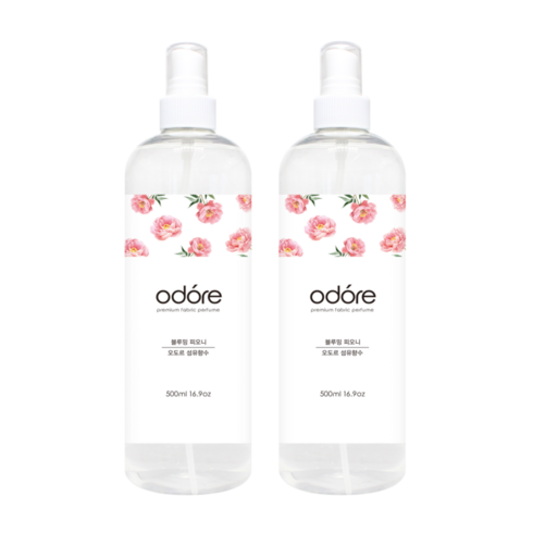 오도르 섬유향수, 블루밍 피오니, 2개, 500ml