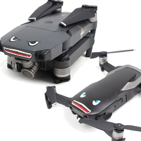 DJI 드론 상어 스티커 데칼 3M 테잎 꾸미기, 1개, (미니) 상어스티커