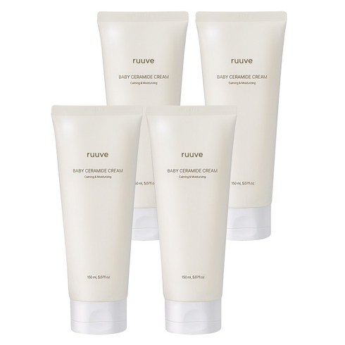 러베 세라마이드 고보습 크림, 4개, 150ml
