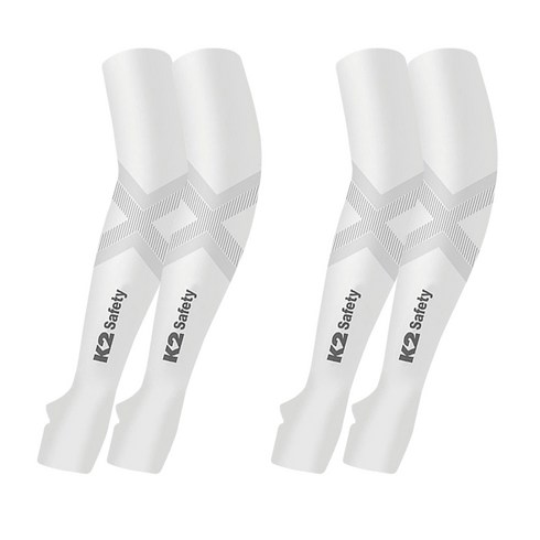 k2 safety x벤더 쿨토시 손등형 1+1 팔토시 여름토시, 화이트2p+화이트2p