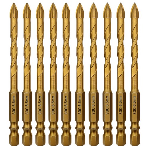 수코리아 타일 유리 다용도 멀티 드릴 비트 기리 화살촉비트, 3.화살촉비트 6.5mm [ 10개입 ], 1개